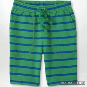 Hanna Anderson Boys Striped Terry Shorts | Size 5